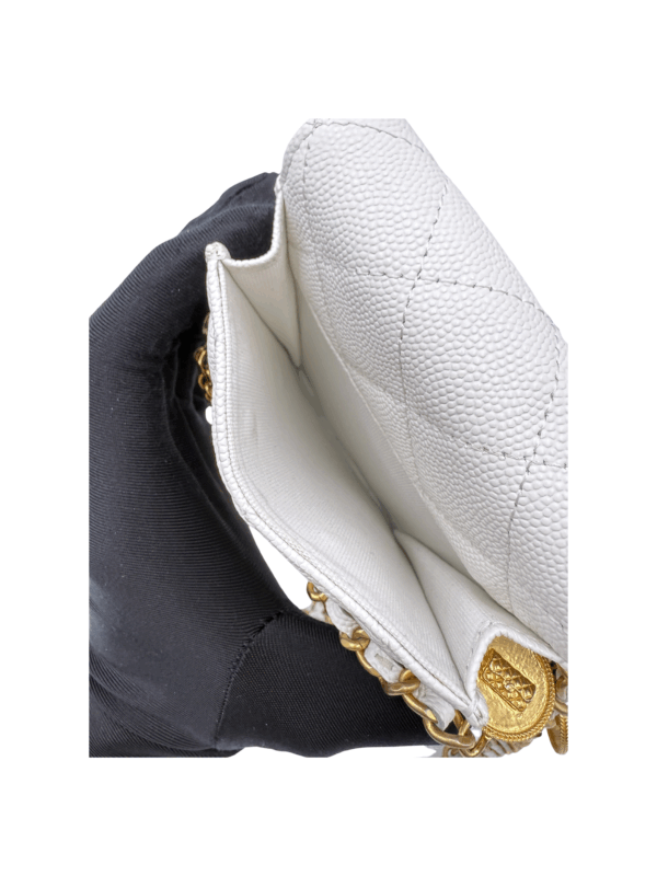 CHANEL 23C PHONE POUCH WITH CHAIN - Image 14