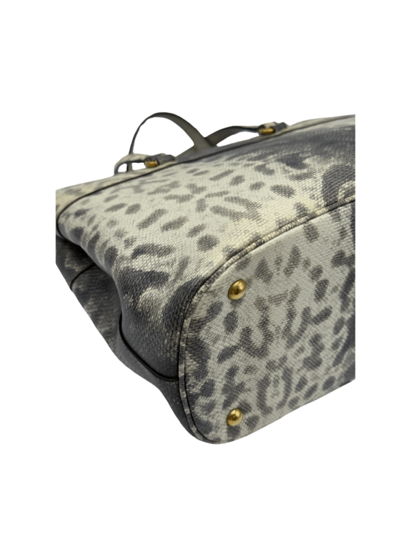 GUCCI HORSEBIT CALF LEATHER EMBOSSED PYTHON TOTE BAG - Image 6