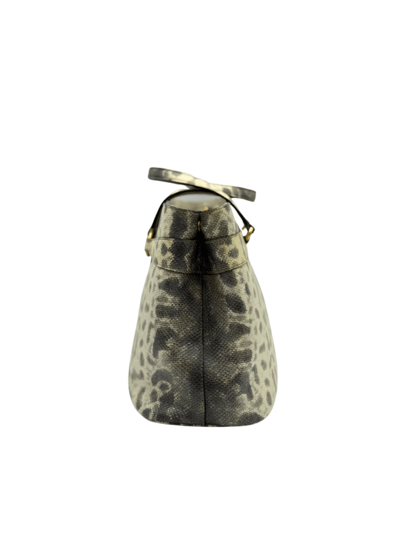 GUCCI HORSEBIT CALF LEATHER EMBOSSED PYTHON TOTE BAG - Image 8