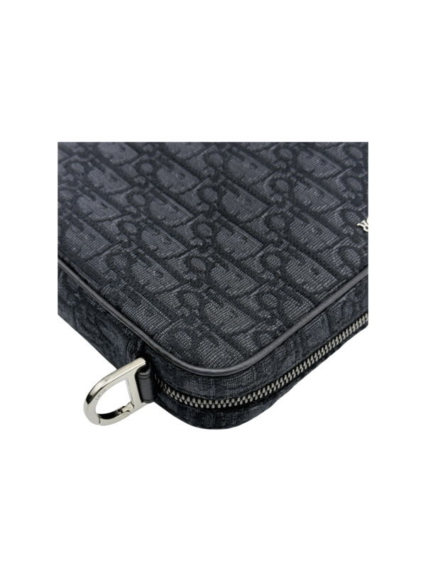 DIOR SADDLE TRIPLE POUCH BLACK DIOR OBLIQUE JACQUARD - Image 9