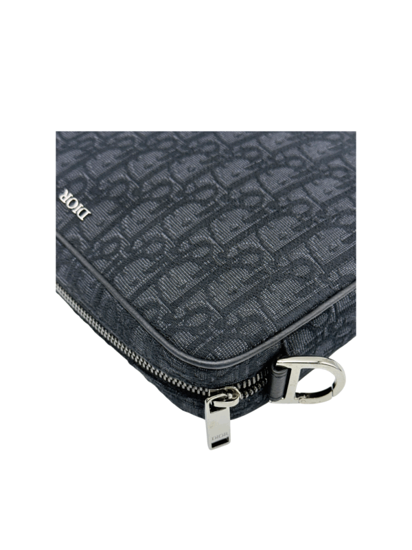 DIOR SADDLE TRIPLE POUCH BLACK DIOR OBLIQUE JACQUARD - Image 6