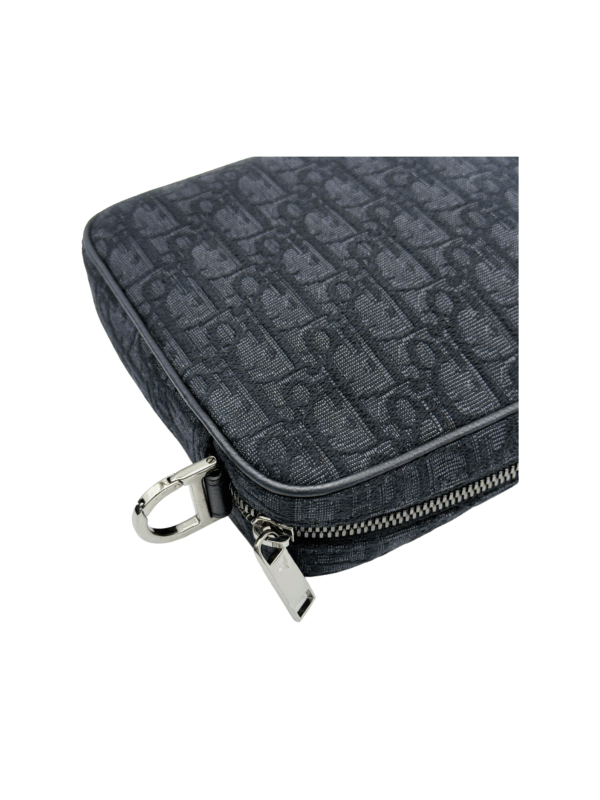 DIOR SADDLE TRIPLE POUCH BLACK DIOR OBLIQUE JACQUARD - Image 7