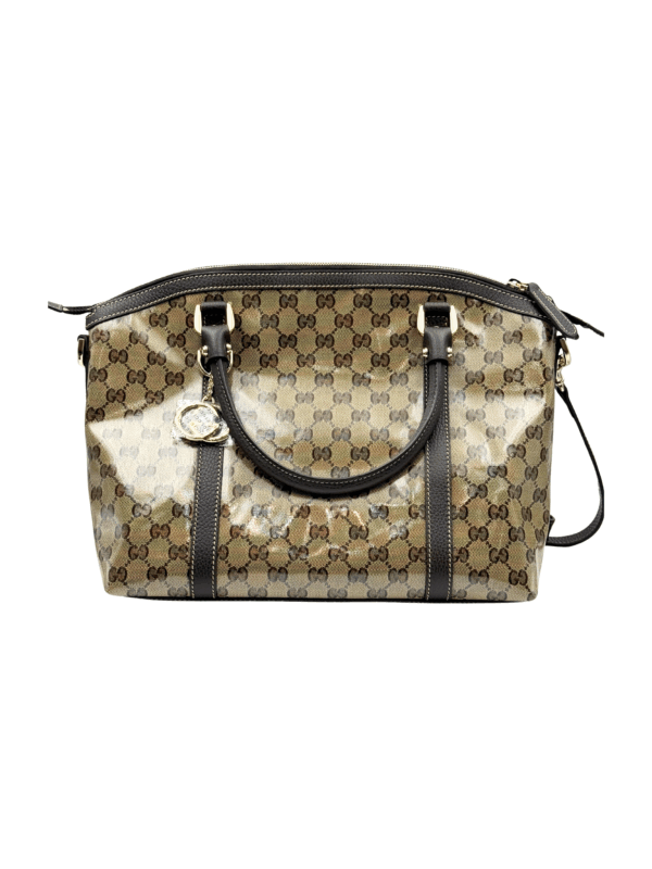 GUCCI PATENT TOTE BAG