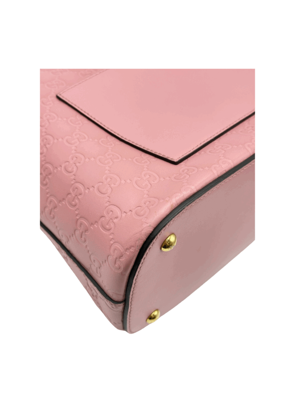 GUCCI GG SUPREME PINK TOTE - Image 5