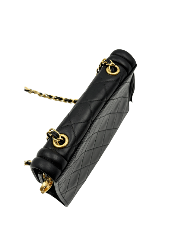 CHANEL VINTAGE FLAP BAG WITH TASSEL - Image 10