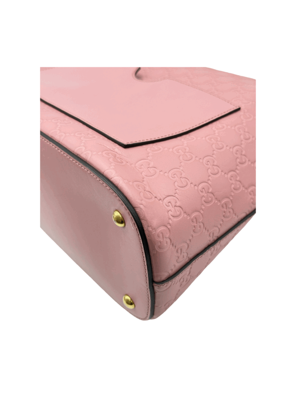 GUCCI GG SUPREME PINK TOTE - Image 6