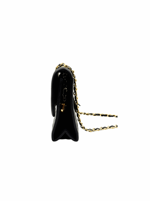 CHANEL VINTAGE FLAP BAG WITH TASSEL - Image 9