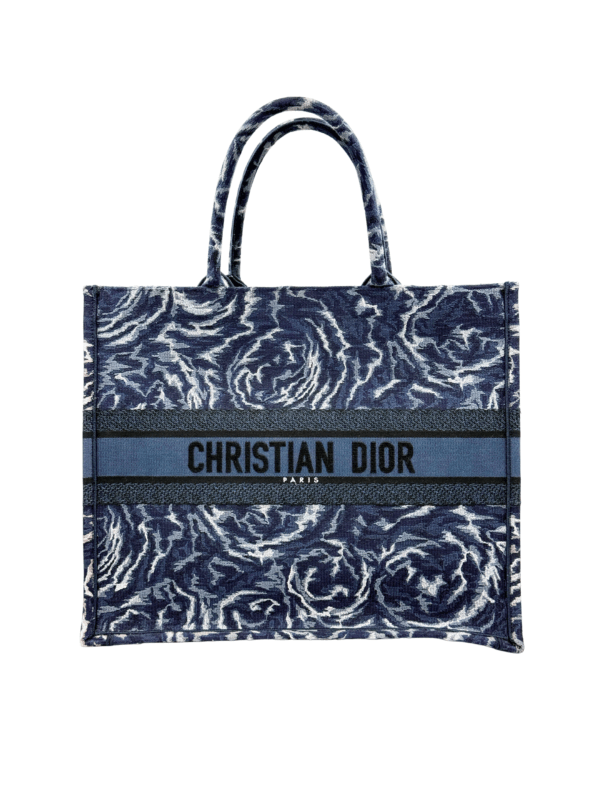 DIOR BOOK TOTE LARGE ROSES