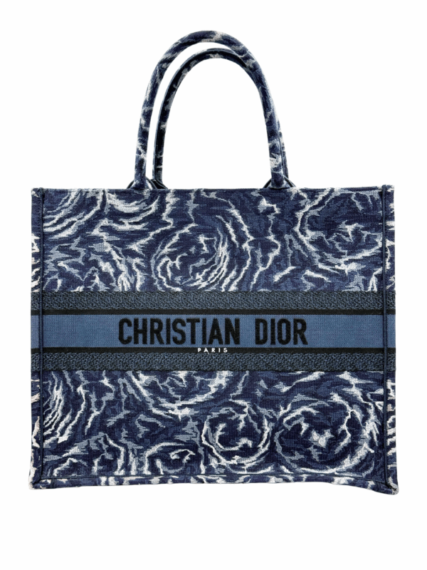 DIOR BOOK TOTE LARGE ROSES