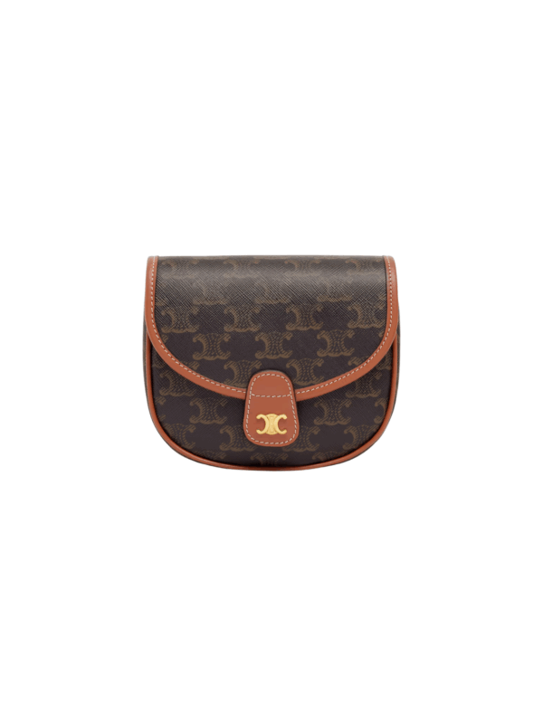 CELINE MINI BESACE IN TRIOMPHE