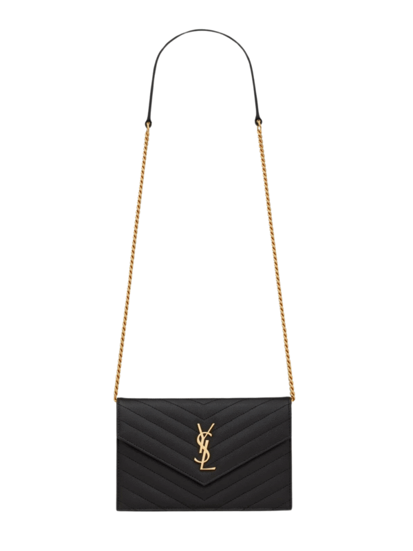 YSL CASSANDRE ENVELOPE CHAIN WALLET