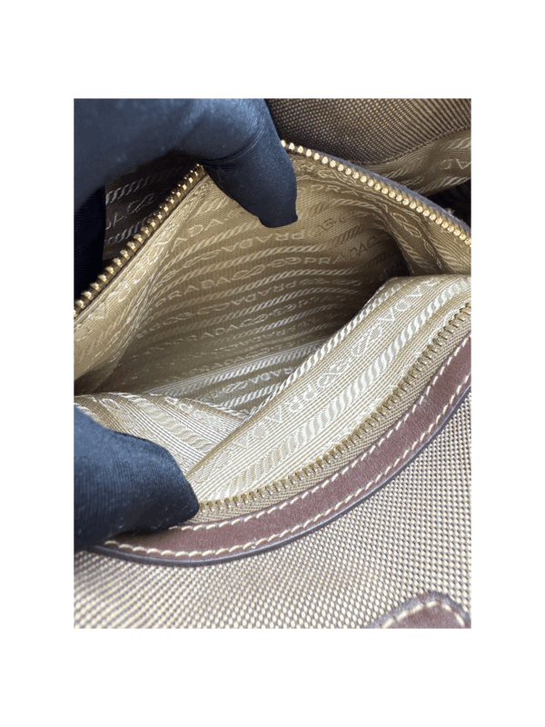 PRADA CORDA X BRUCIA TESSUTO NYLON TOTE - Image 15