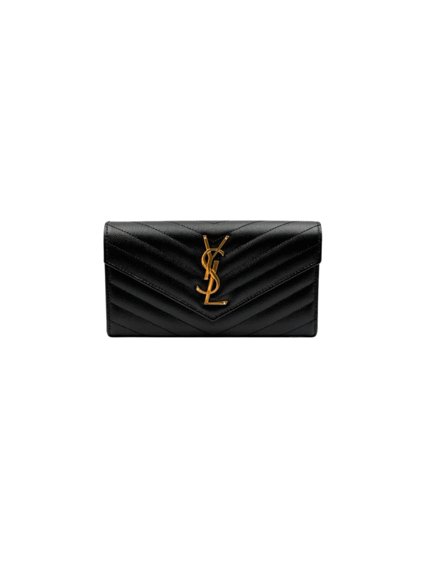 YSL CASSANDRE MATELASSÉ LARGE FLAP WALLET
