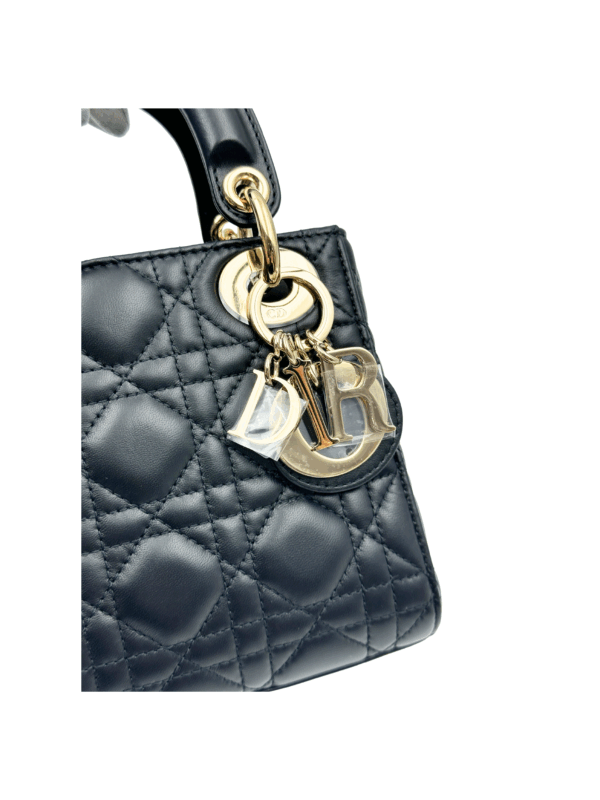 DIOR MINI LADY DIOR BAG BLACK GHW - Image 13