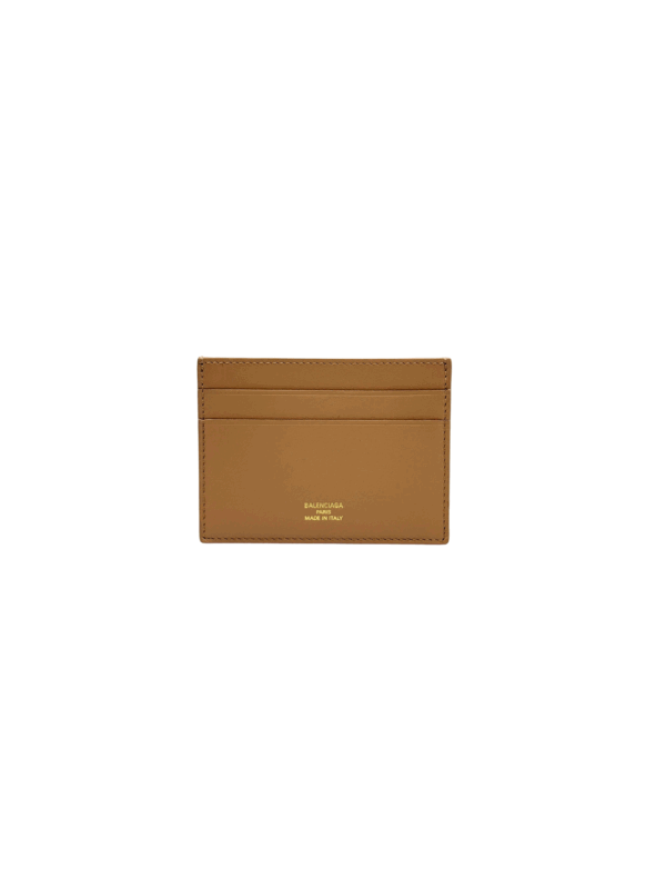 BALENCIAGA CLASSIC CARD CASE BEIGE