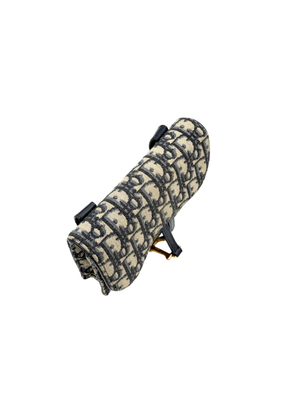 DIOR SADDLE BELT POUCH BLUE DIOR OBLIQUE JACQUARD - Image 11