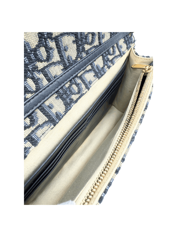 DIOR SADDLE POUCH BLUE DIOR OBLIQUE JACQUARD - Image 15