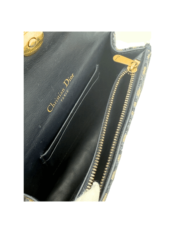 DIOR SADDLE BELT POUCH BLUE DIOR OBLIQUE JACQUARD - Image 19