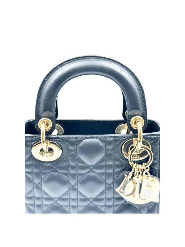 DIOR MINI LADY DIOR BAG BLACK GHW - Image 16