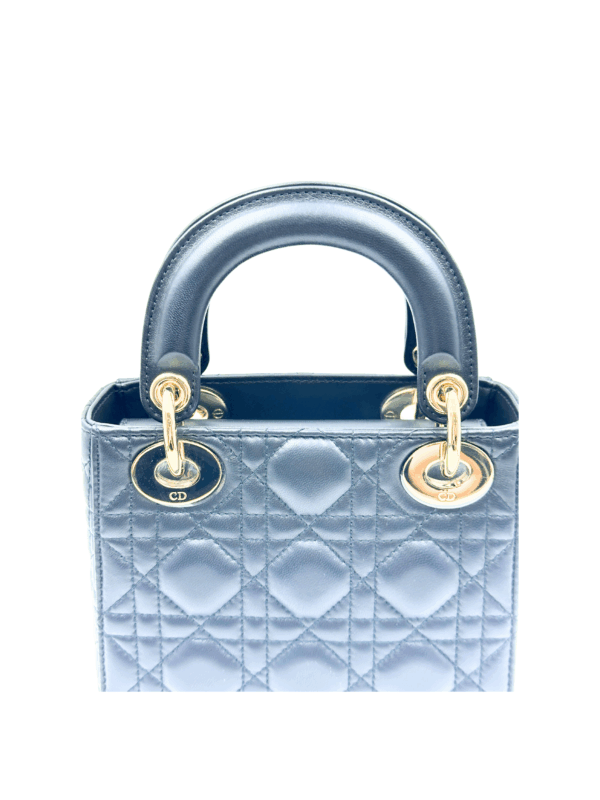 DIOR MINI LADY DIOR BAG BLACK GHW - Image 17