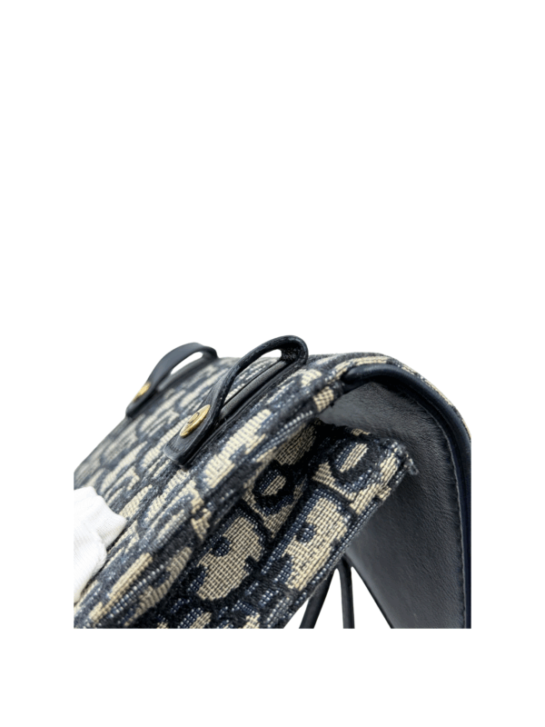 DIOR SADDLE BELT POUCH BLUE DIOR OBLIQUE JACQUARD - Image 9