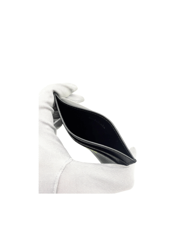 BALENCIAGA CASH LOGO CARD CASE BLACK - Image 4