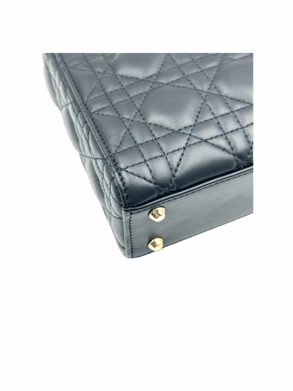 DIOR MINI LADY DIOR BAG BLACK GHW - Image 9