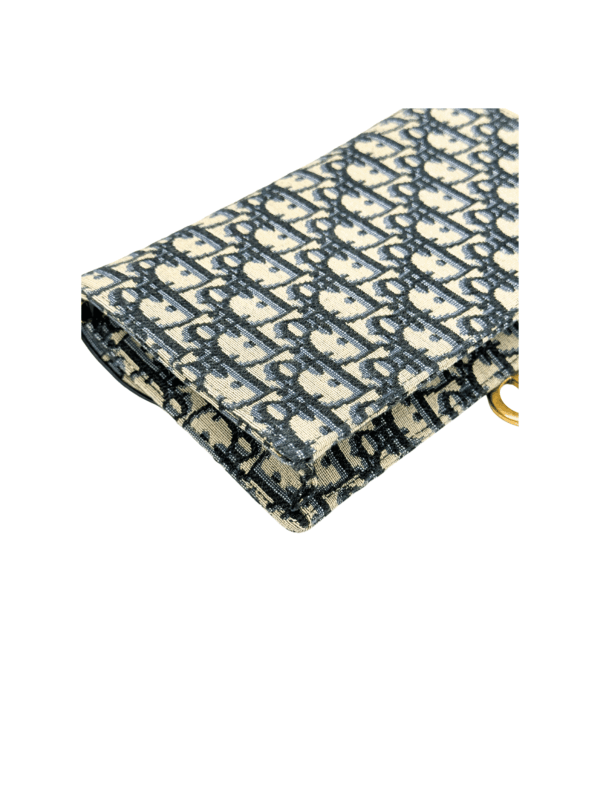DIOR SADDLE POUCH BLUE DIOR OBLIQUE JACQUARD - Image 11