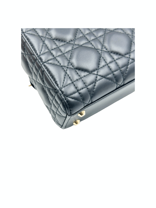 DIOR MINI LADY DIOR BAG BLACK GHW - Image 11