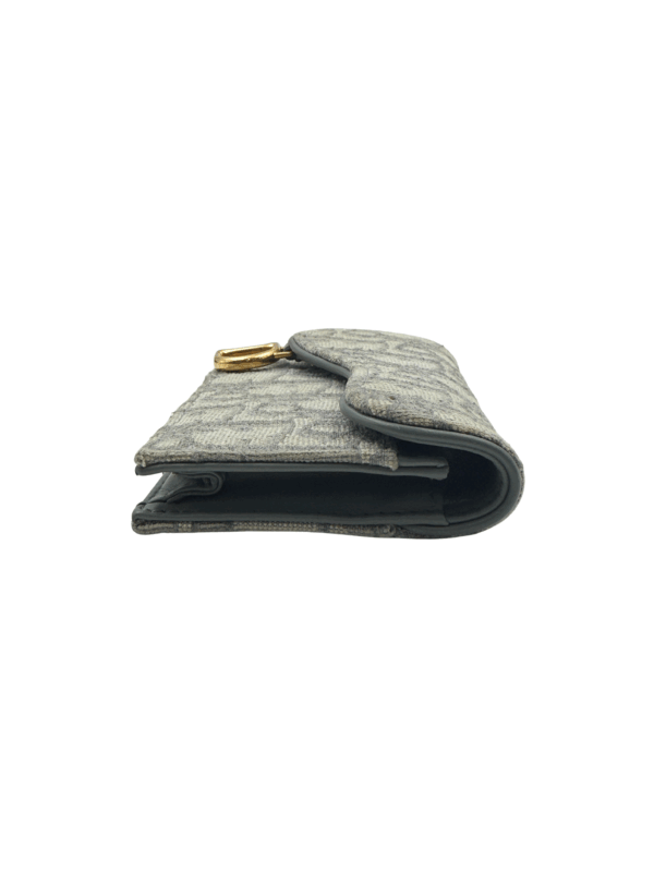 DIOR SADDLE BLOOM CARDHOLDER GRAY - Image 6