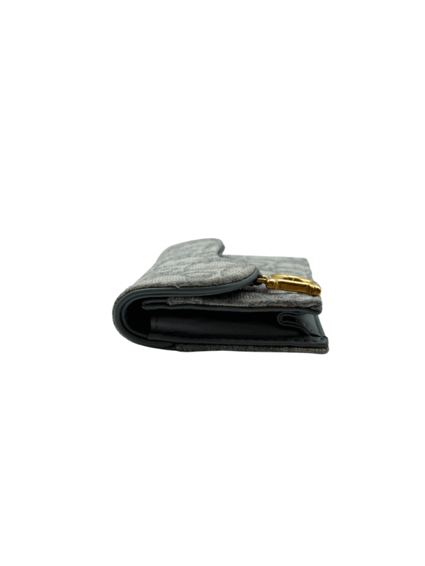DIOR SADDLE BLOOM CARDHOLDER GRAY - Image 7