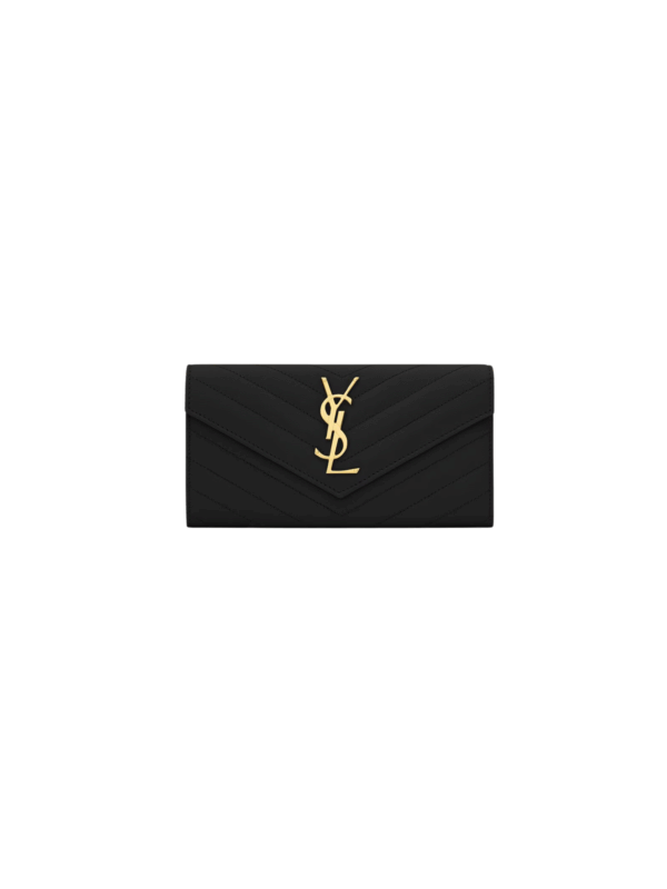 YSL CASSANDRE MATELASSÉ LARGE FLAP WALLET