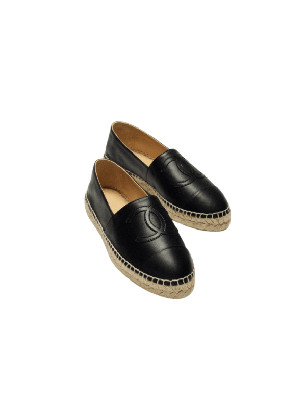 CHANEL ESPADARILLES BLACK