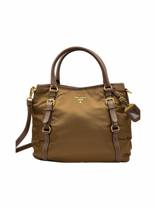 PRADA TESSUTO + VIT NYLON TOTE