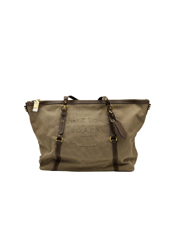 PRADA SHOPPING NYLON TOTE