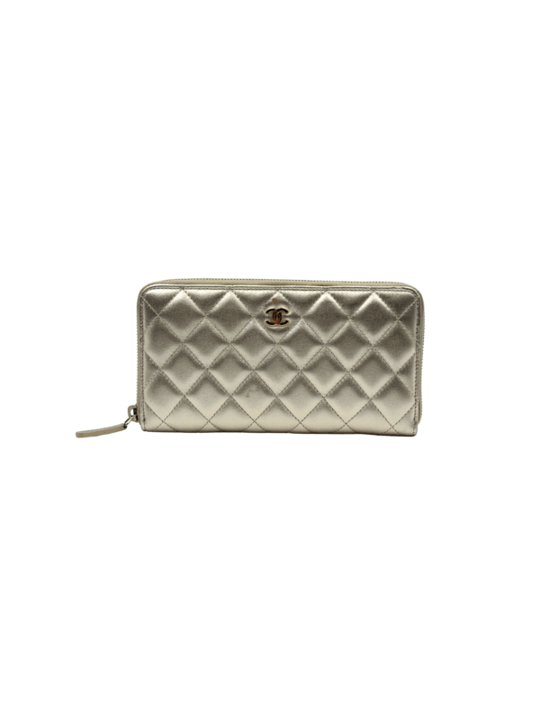 CHANEL LONG ZIPPY WALLET