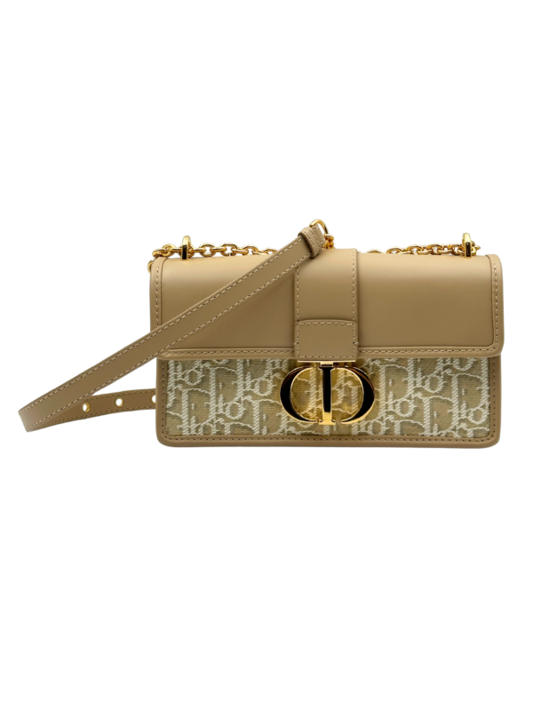 DIOR MONTAIGNE 30 EAST WEST WITH CHAIN NATURAL