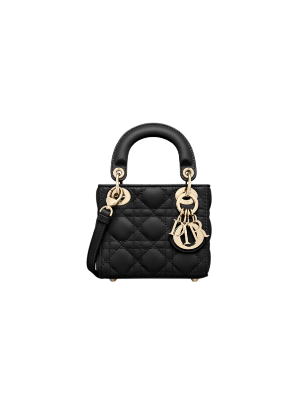 DIOR MICRO LADY DIOR BLACK