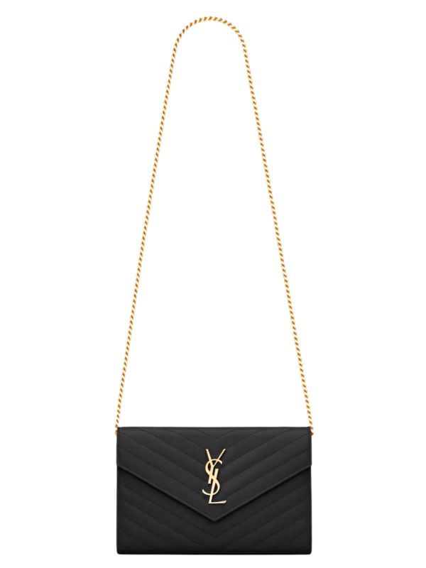 YSL CASSANDRA ENVELOPE CHAIN WALLET