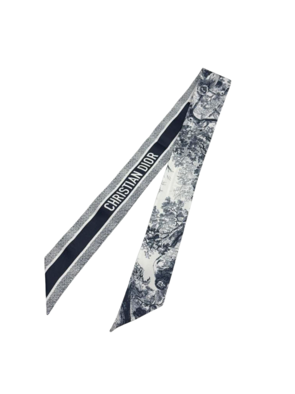DIOR TOILE DE JOUY SAUVAGE MITZAH SCARF SILK TWILLY