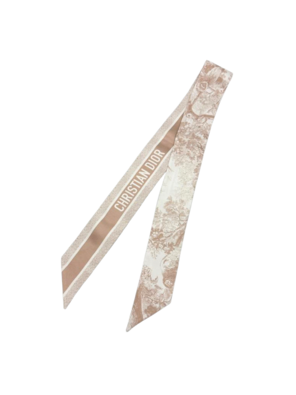 DIOR TOILE DE JOUY SAUVAGE MITZAH SCARF SILK TWILLY