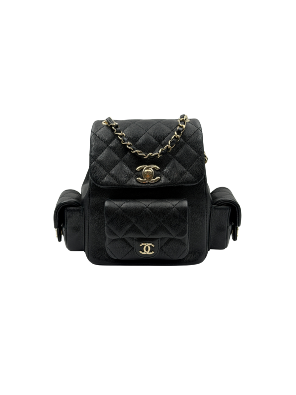 CHANEL DUMA BACKPACK SMALL GHW