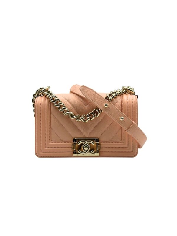 CHANEL BOY SMALL CHEVRON