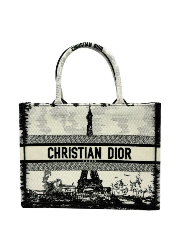 DIOR BOOK TOTE EIFFEL TOWER MOTIF MEDIUM