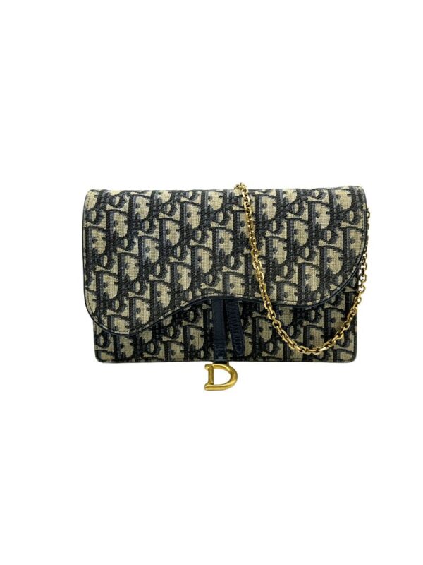DIOR MEDIUM SADDLE POUCH WITH CHAIN