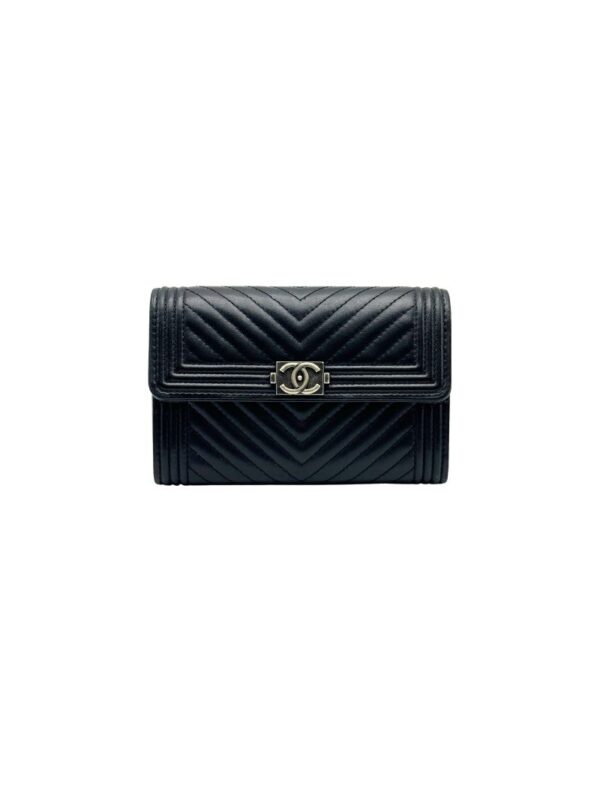 CHANEL BOY LONG FLAP WALLET
