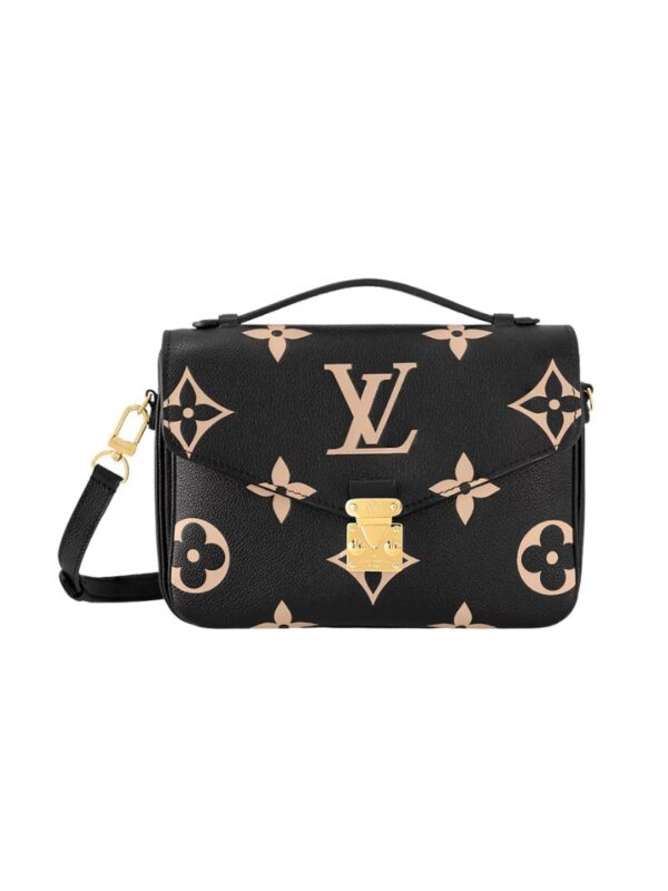 LV POCHETTE METIS BICOLOR MONOGRAM EMPREINTE LEATHER