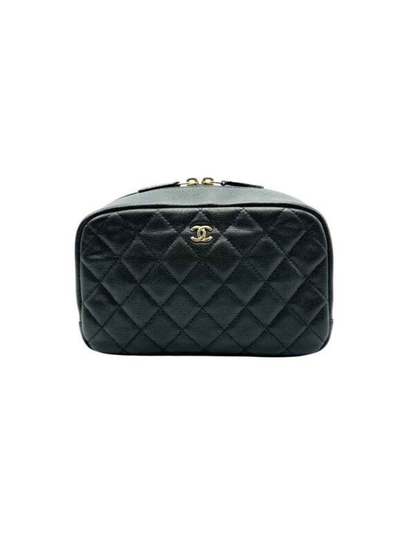 CHANEL CURVY COSMETIC POUCH