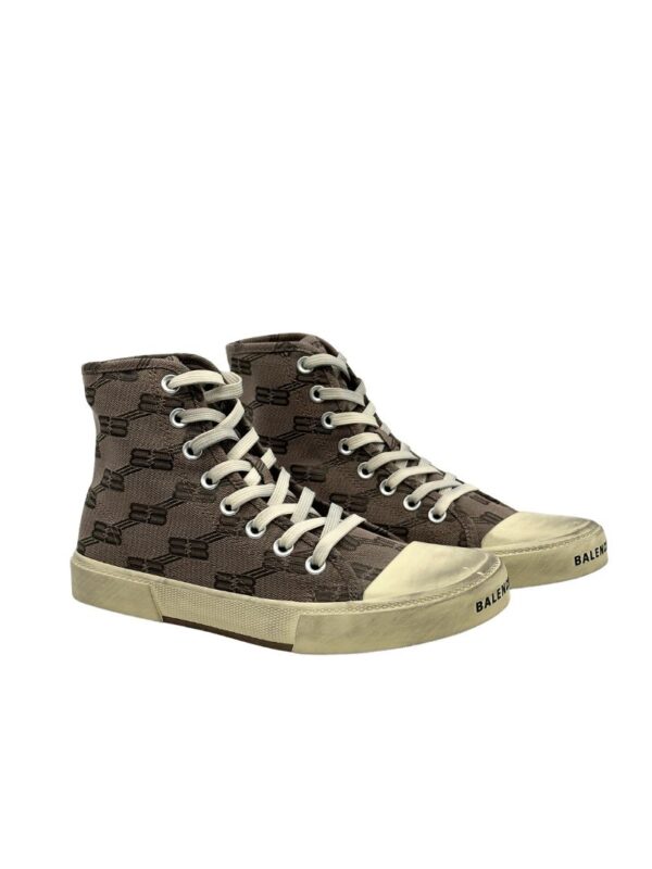 BALENCIAGA PARIS BB HIGH-TOP SNEAKERS