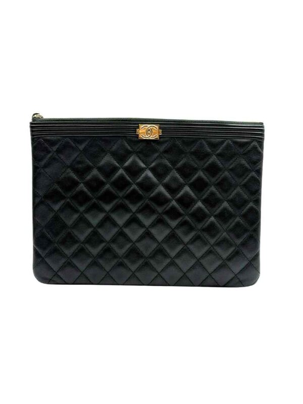 CHANEL BOY ZIPPED POUCH